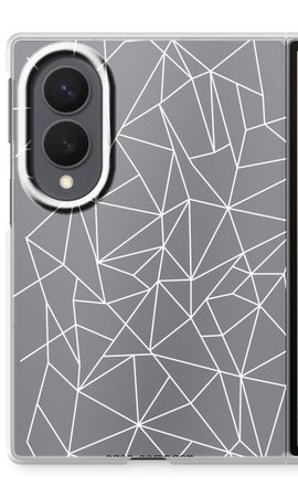 Geometric lines white