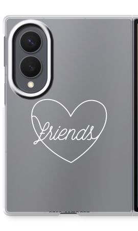 Friends heart pastel
