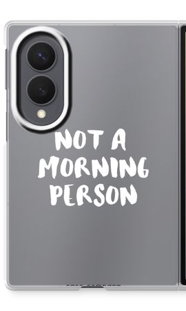 Morning person