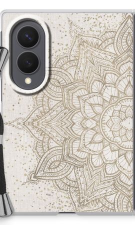Boho golden mandala