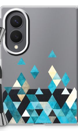 Coloured triangles blue