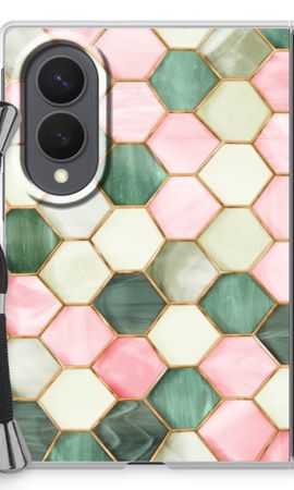 Hexagons in stained glass