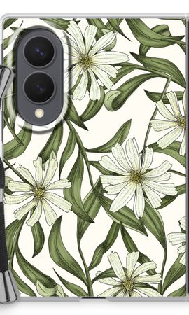 White flower pattern