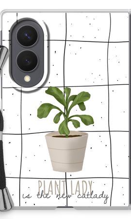 Houseplant on windowpane