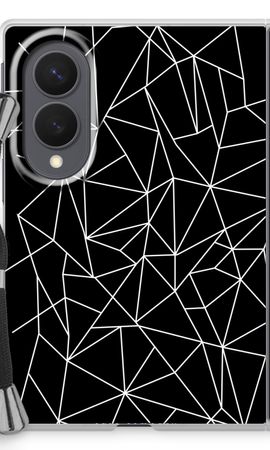 Geometric lines white