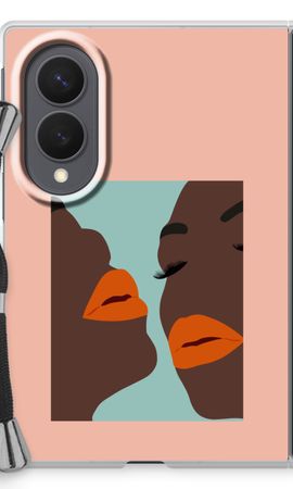 Orange lips