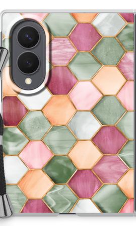 Hexagons in stained glass
