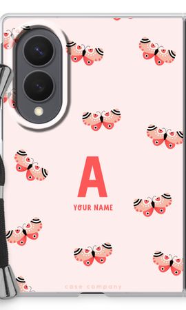 Rosy Butterflies Monogram