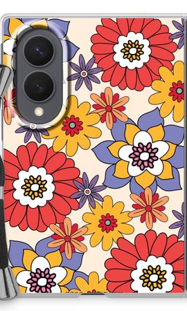 Retro Flowers - Yellow