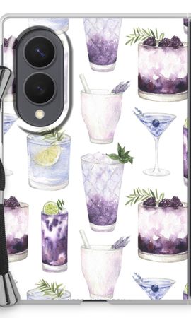 Violet cocktails