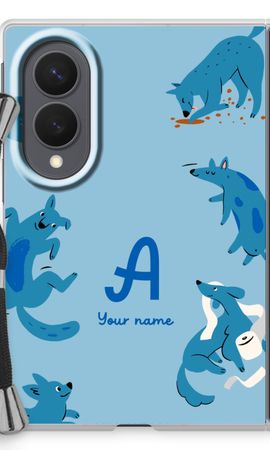 Playful Dogs Monogram