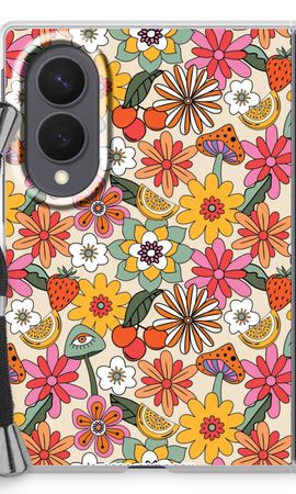 Retro Flowers N°2 - Yellow