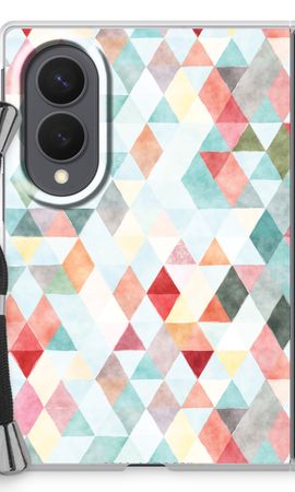 Coloured triangles pastel