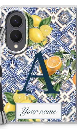 Monogram Blue tiles