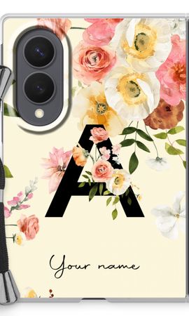 Flirty Flowers Monogram