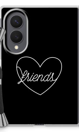 Friends heart black