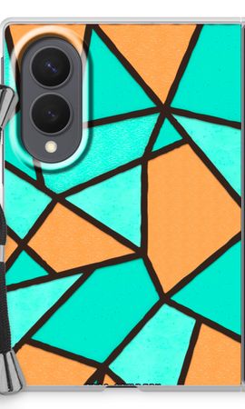 Stained glass - Orange