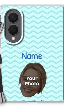 Personalisiertes Gesicht - Streifendesign