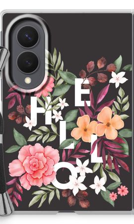 Hello in flowers