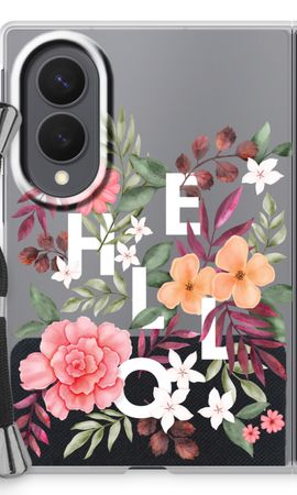 Hello in flowers
