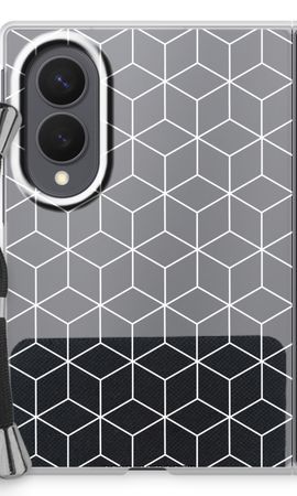 Cubes black and white