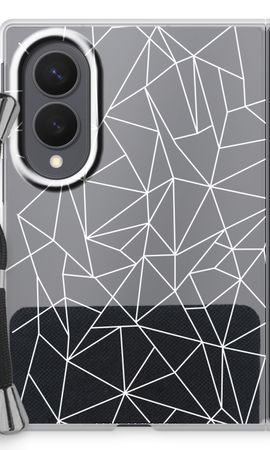 Geometric lines white