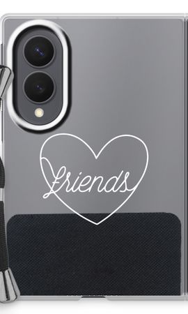 Friends heart pastel