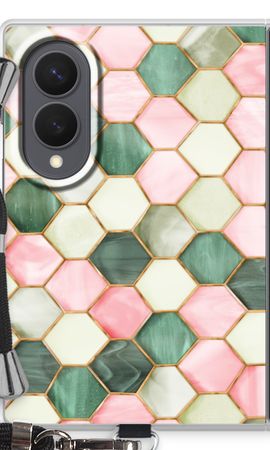 Hexagons in stained glass
