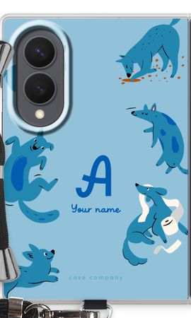 Playful Dogs Monogram