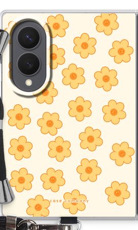 Fleur de smiley jaune