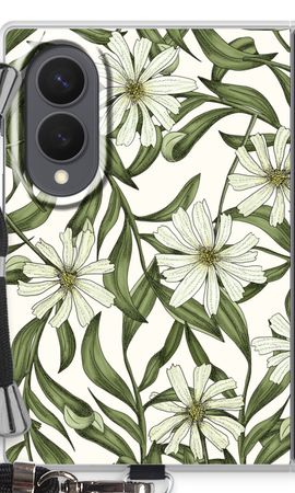 White flower pattern