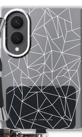 Geometric lines white