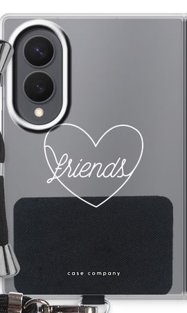 Friends heart pastel