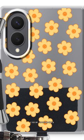 Fleur de smiley jaune