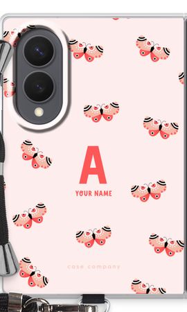 Rosy Butterflies Monogram