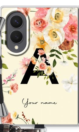 Flirty Flowers Monogram