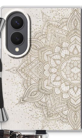 Boho golden mandala