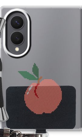 Stitched Peach