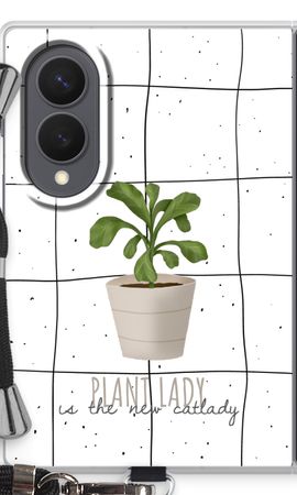Houseplant on windowpane
