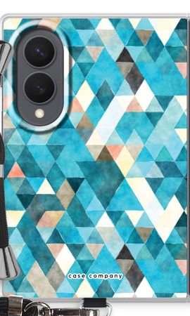 Coloured triangles blue