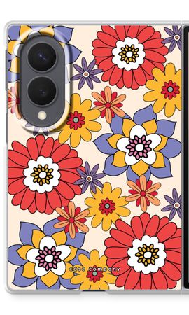 Retro Flowers - Yellow