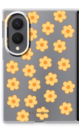 Gelbe Smiley-Blume