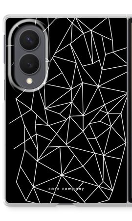 Weiße geometrische Linien