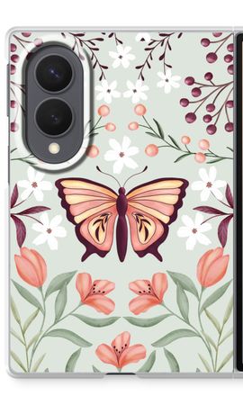 Butterfly in a floral world