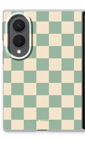 Checkered Mint, Samsung Galaxy Z Fold8 Wide soft case