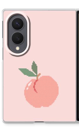 Stitched Peach