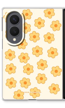Gelbe Smiley-Blume
