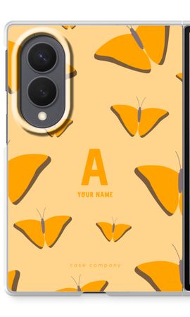 Amber Butterflies Monogram