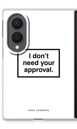 Don't need approval