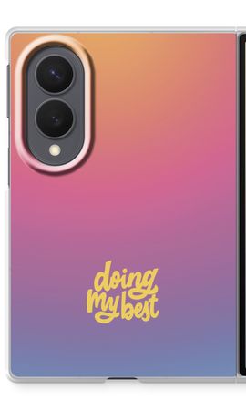 Doing my best